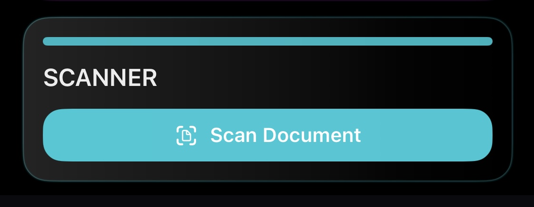Scanner panel